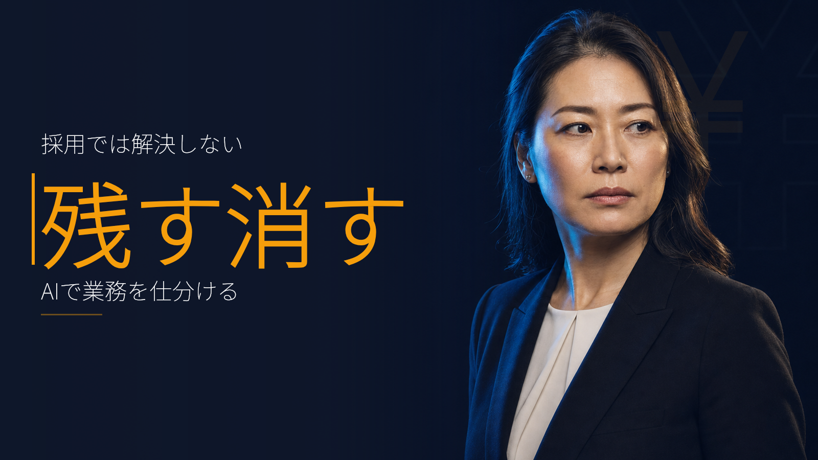バックオフィス人材不足は採用では解決しない。AIで残す業務、消す業務